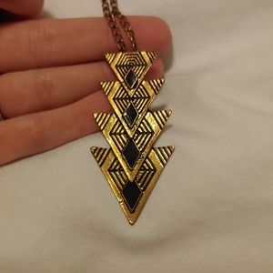 Long arrow boho necklace